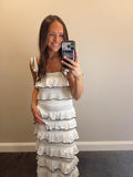 THE RUFFLE MIDI SKIRT SET
