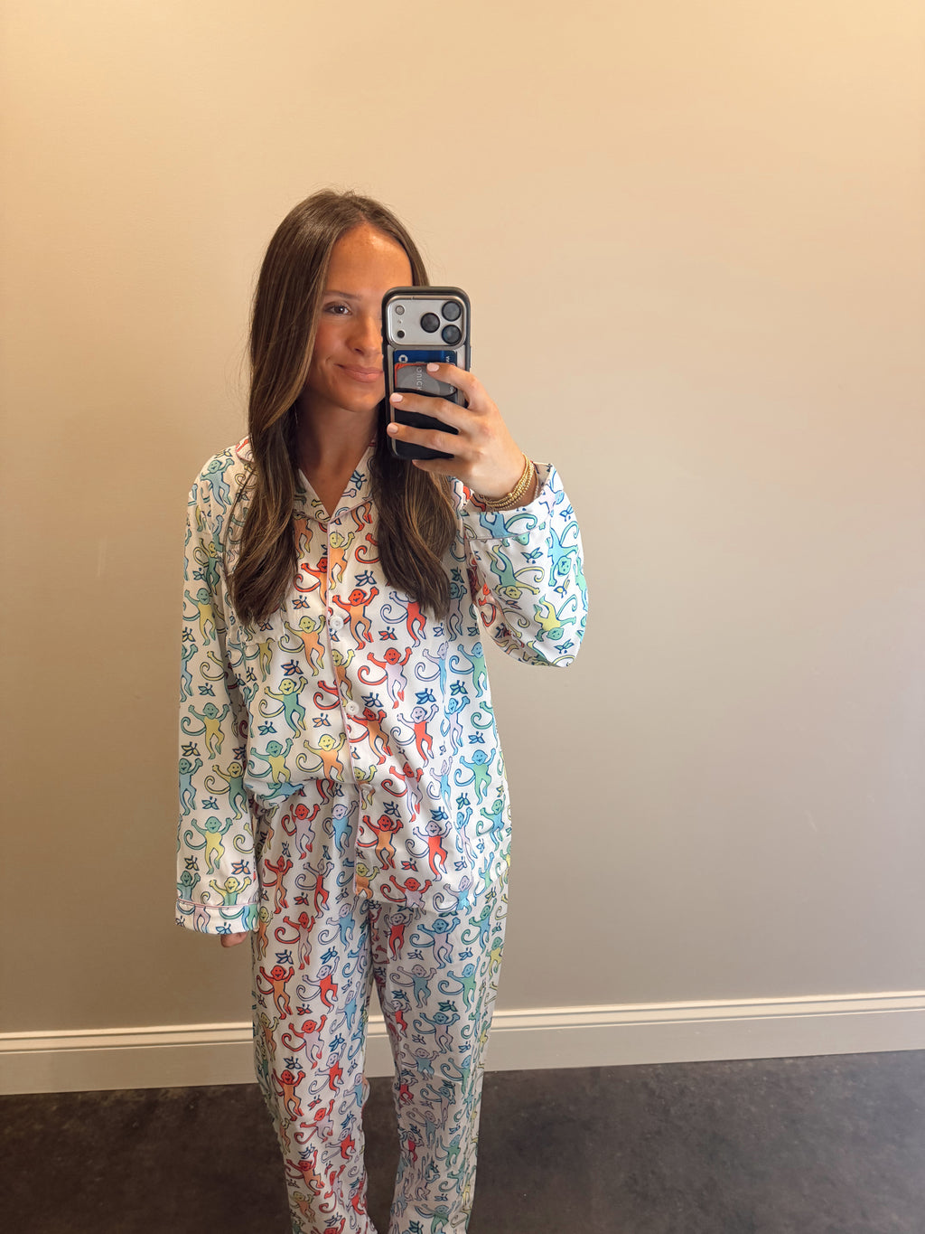 MULTI COLORED PAJAMA SET