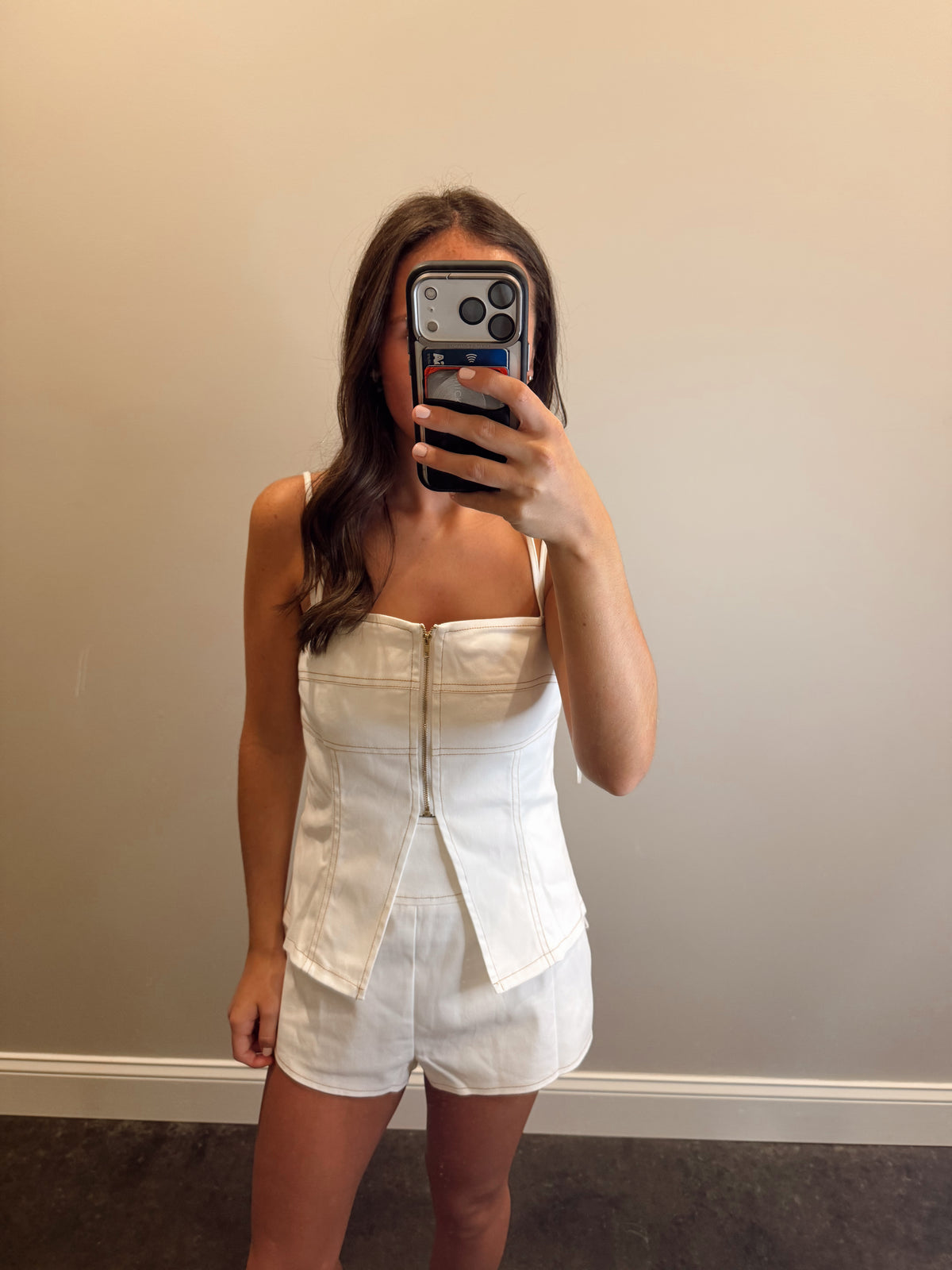 THE IVORY SHORT SET