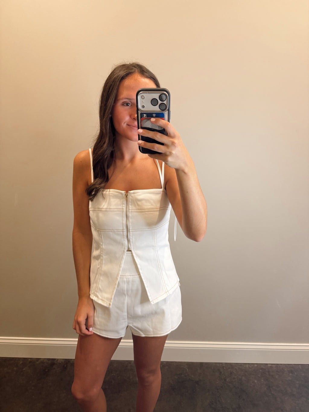 THE IVORY SHORT SET
