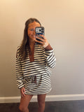 COCOA STRIPE SET