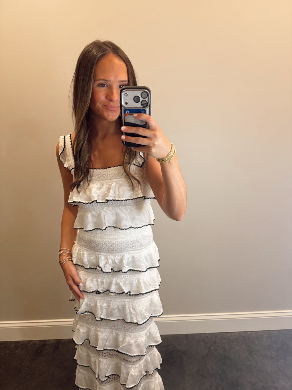 THE RUFFLE MIDI SKIRT SET