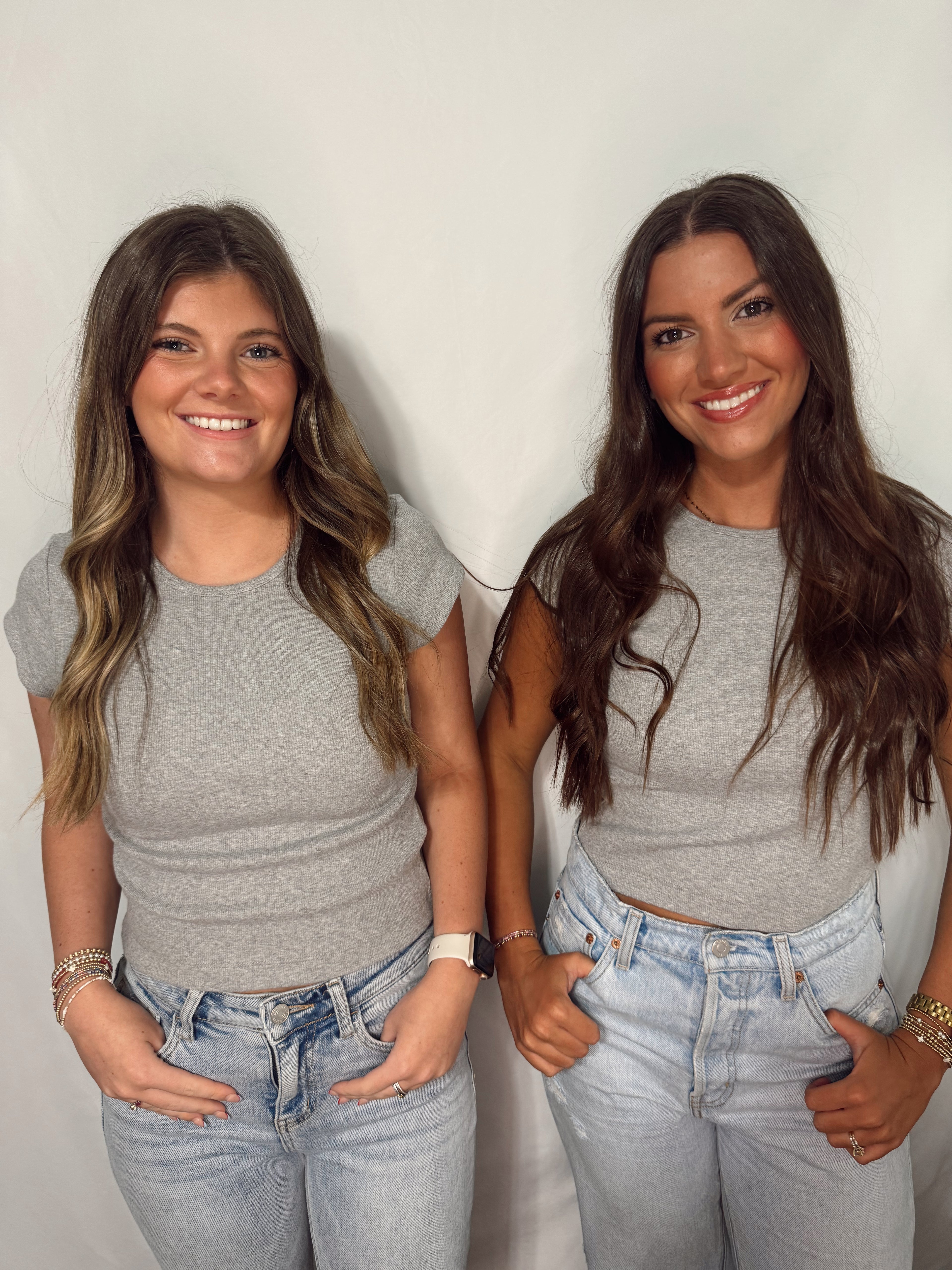HEATHER GREY COTTON TOP