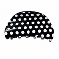 JUMBO BLACK POLKA DOT CLAW CLIP