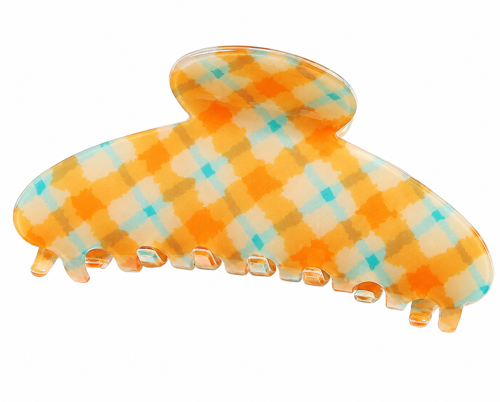 CHECKERED HAIR CLIP