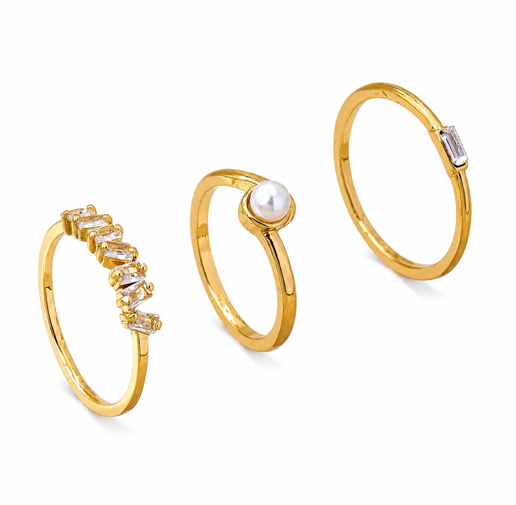 GOLDEN HOUR RING SET