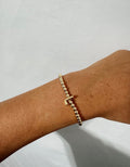 MONOGRAM BUBBLE BEAD BRACELET (L)