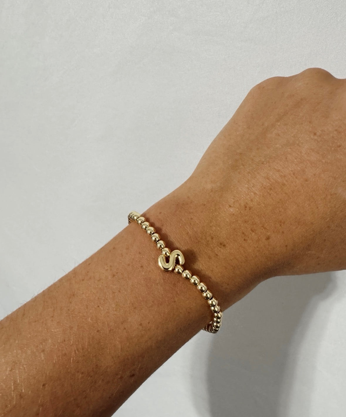MONOGRAM BUBBLE BEAD BRACELET (S)