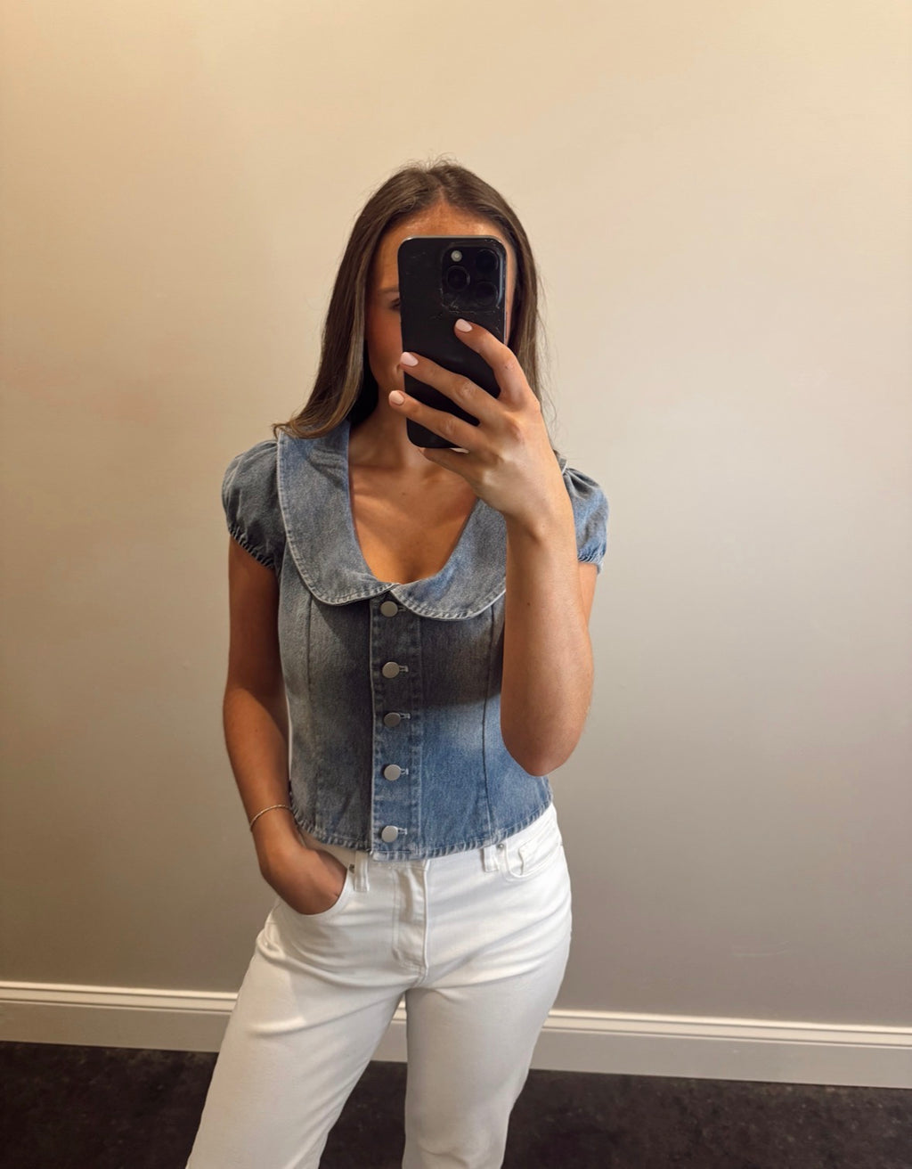 BLUEBELL DENIM TOP