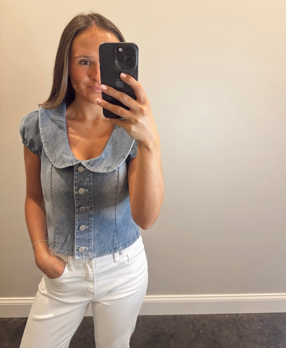 BLUEBELL DENIM TOP