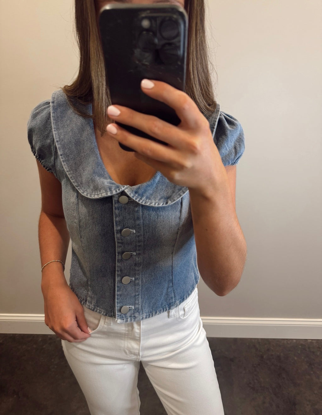 BLUEBELL DENIM TOP