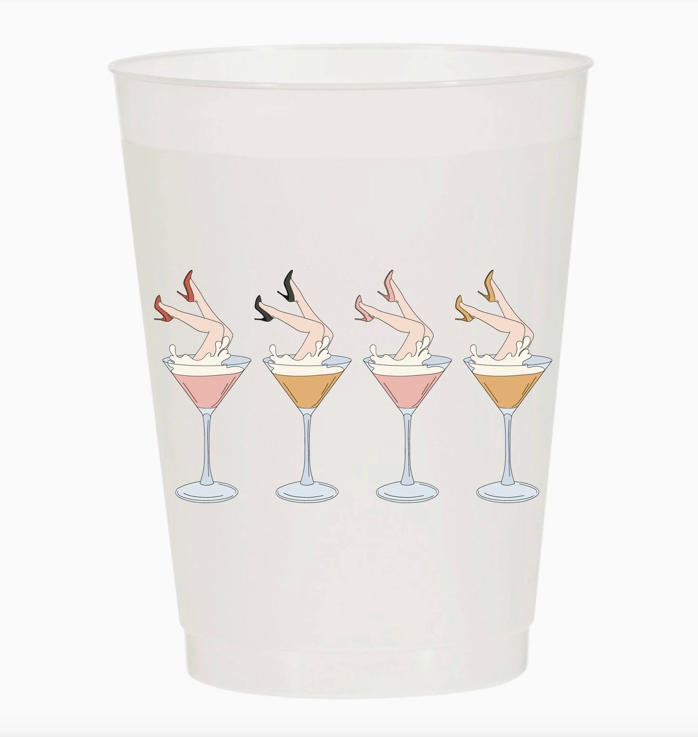 CHAMPAGNE DANCE PARTY FROSTED CUPS