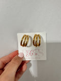 GOLDEN HOOP EARRINGS